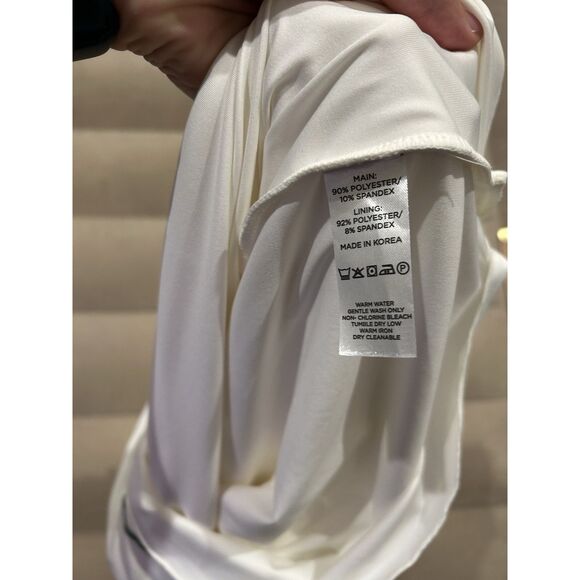 Tuckernuck TNUCK Sport White Robin Athletic Dress Large Short Sleeve Tennis Prep - Picture 6 of 8